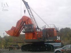 Перевозка экскаватора весом 360 тонн